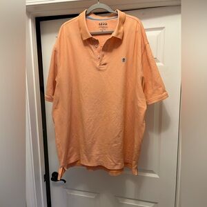 Izod Orange Polo Shirt with Blue Logo